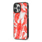 Lobster iPhone 13 Pro Max Black Impact Case Side Angle on Silver phone