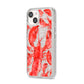 Lobster iPhone 14 Glitter Tough Case Starlight Angled Image