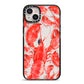 Lobster iPhone 14 Plus Black Impact Case on Silver phone