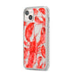 Lobster iPhone 14 Plus Clear Tough Case Starlight Angled Image