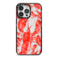 Lobster iPhone 14 Pro Max Black Impact Case on Silver phone