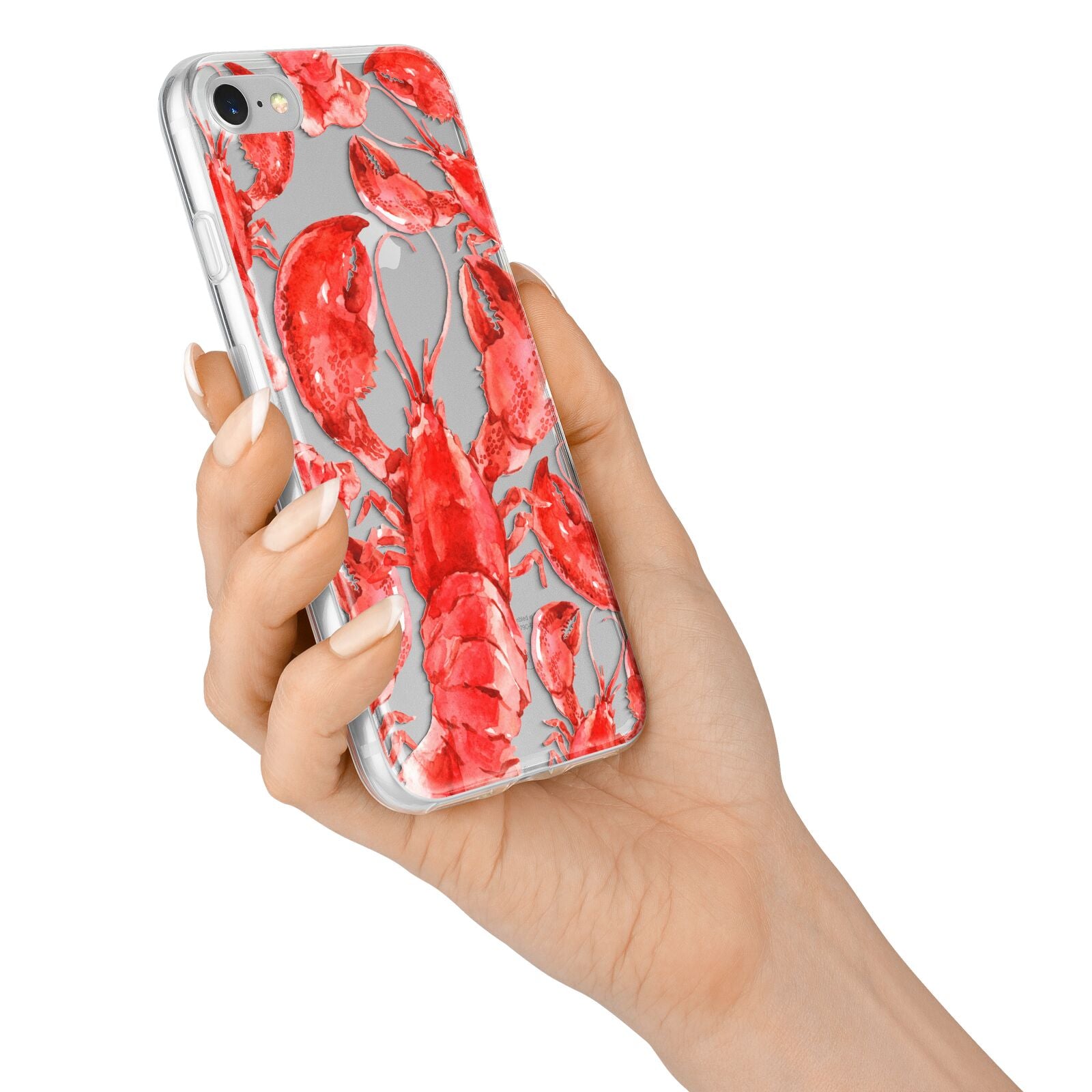 Lobster iPhone 7 Bumper Case on Silver iPhone Alternative Image