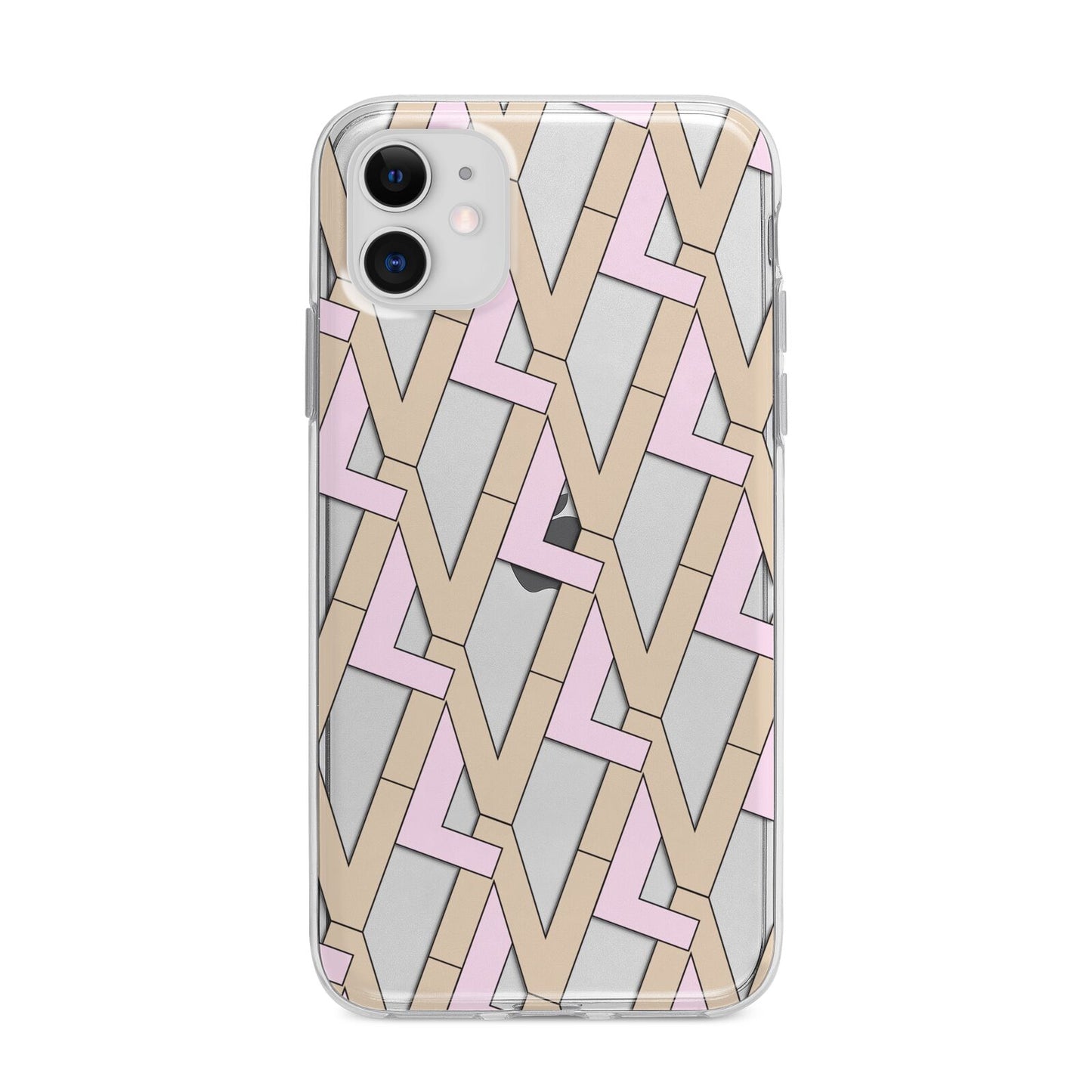 Logo Apple iPhone 11 in White with Bumper Case