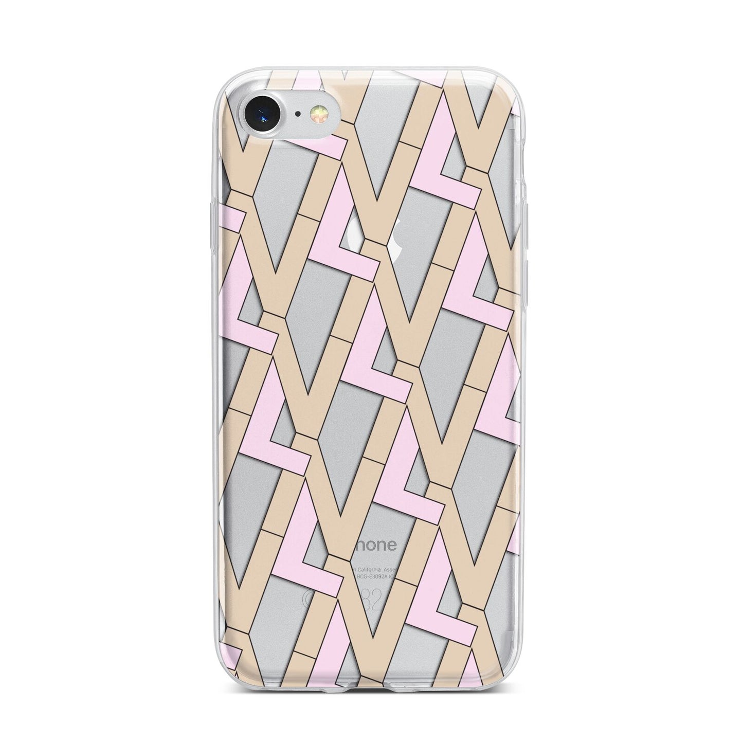 Logo iPhone 7 Bumper Case on Silver iPhone