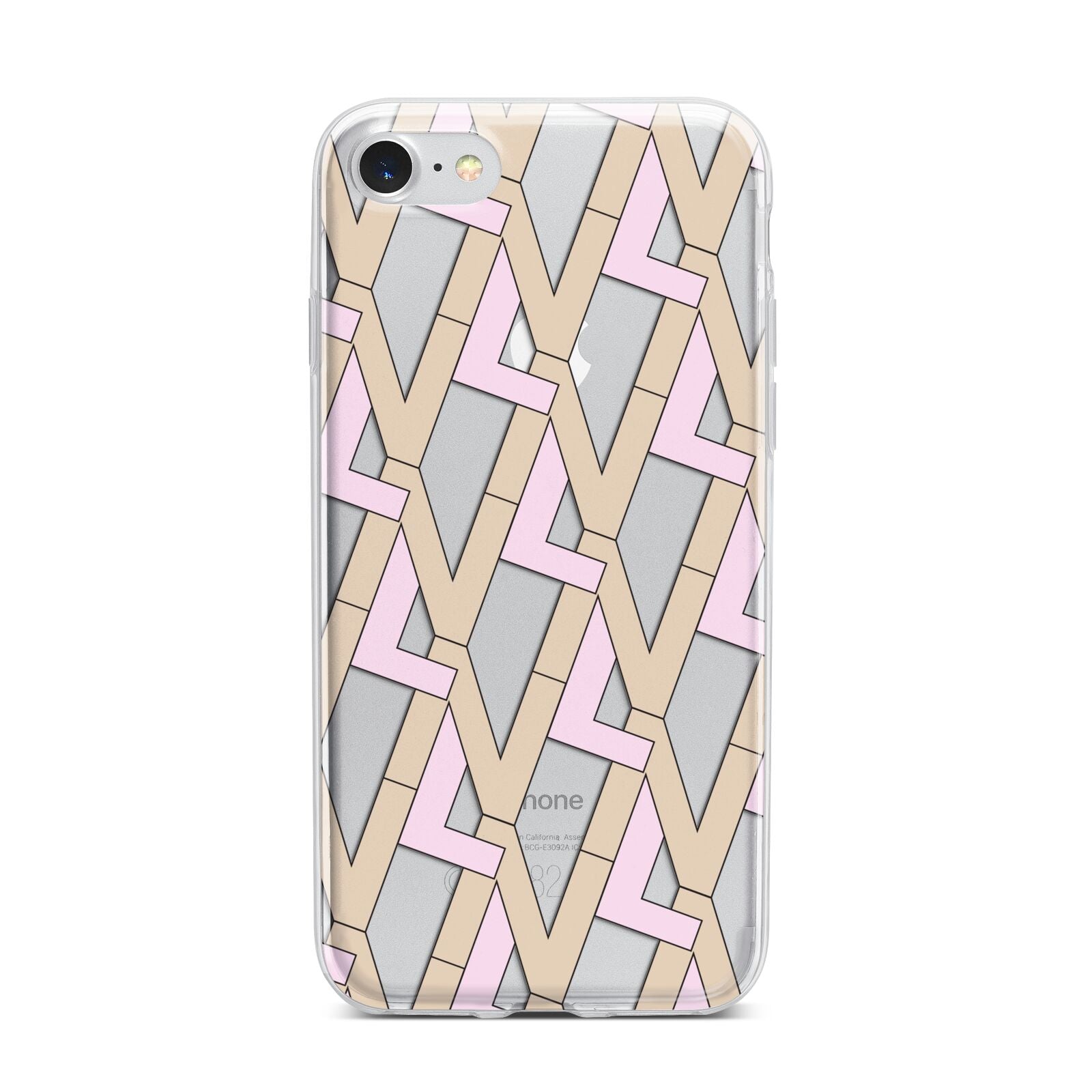 Logo iPhone 7 Bumper Case on Silver iPhone