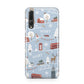 London Christmas Scene Personalised Huawei P20 Pro Phone Case