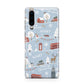 London Christmas Scene Personalised Huawei P30 Phone Case