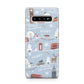 London Christmas Scene Personalised Samsung Galaxy S10 Plus Case