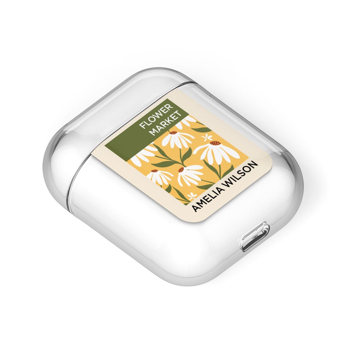 London Flower Market AirPods Case Laid Flat
