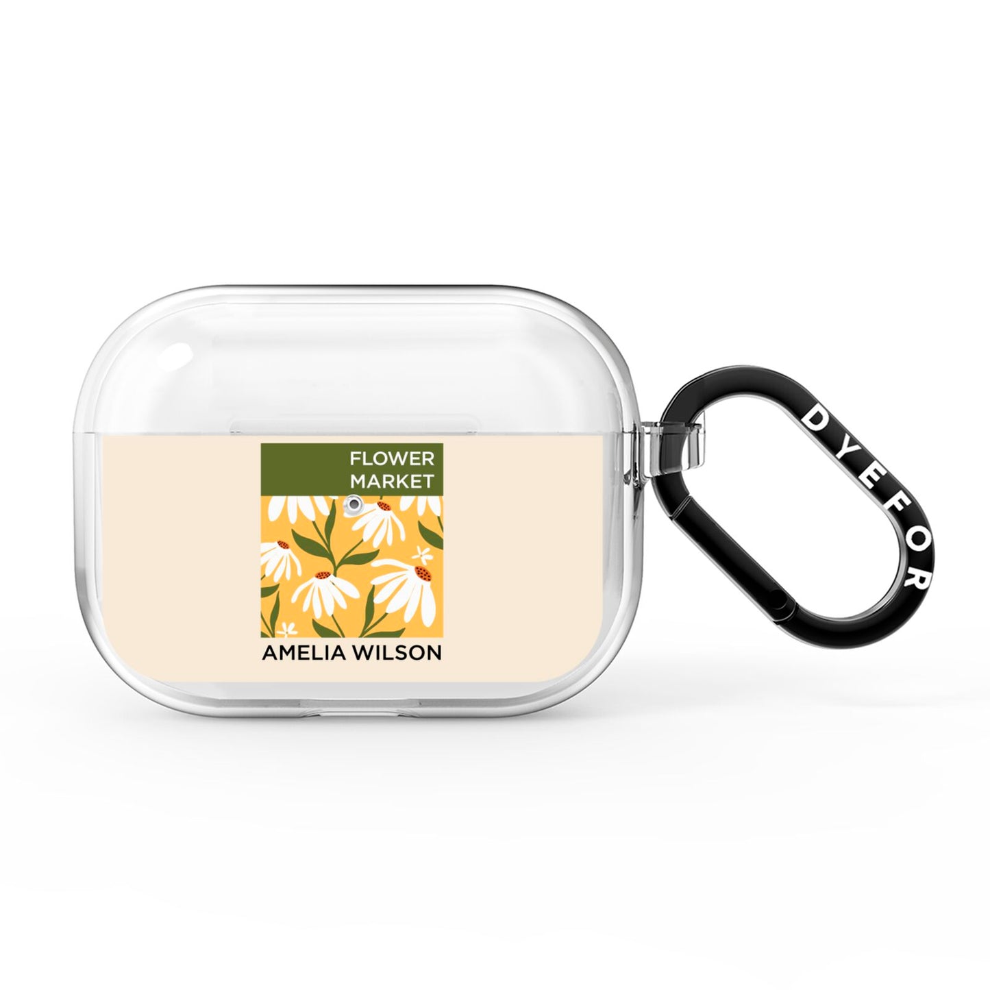 London Flower Market AirPods Pro Clear Case