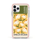 London Flower Market Apple iPhone 11 Pro in Silver with Pink Impact Case