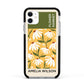 London Flower Market Apple iPhone 11 in White with Black Impact Case