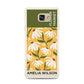 London Flower Market Samsung Galaxy A7 2016 Case on gold phone