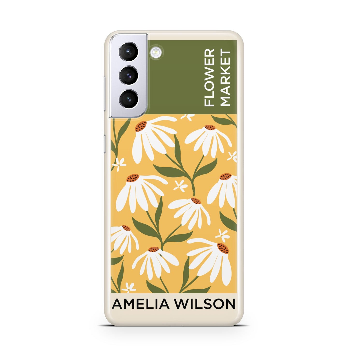 London Flower Market Samsung S21 Plus Phone Case