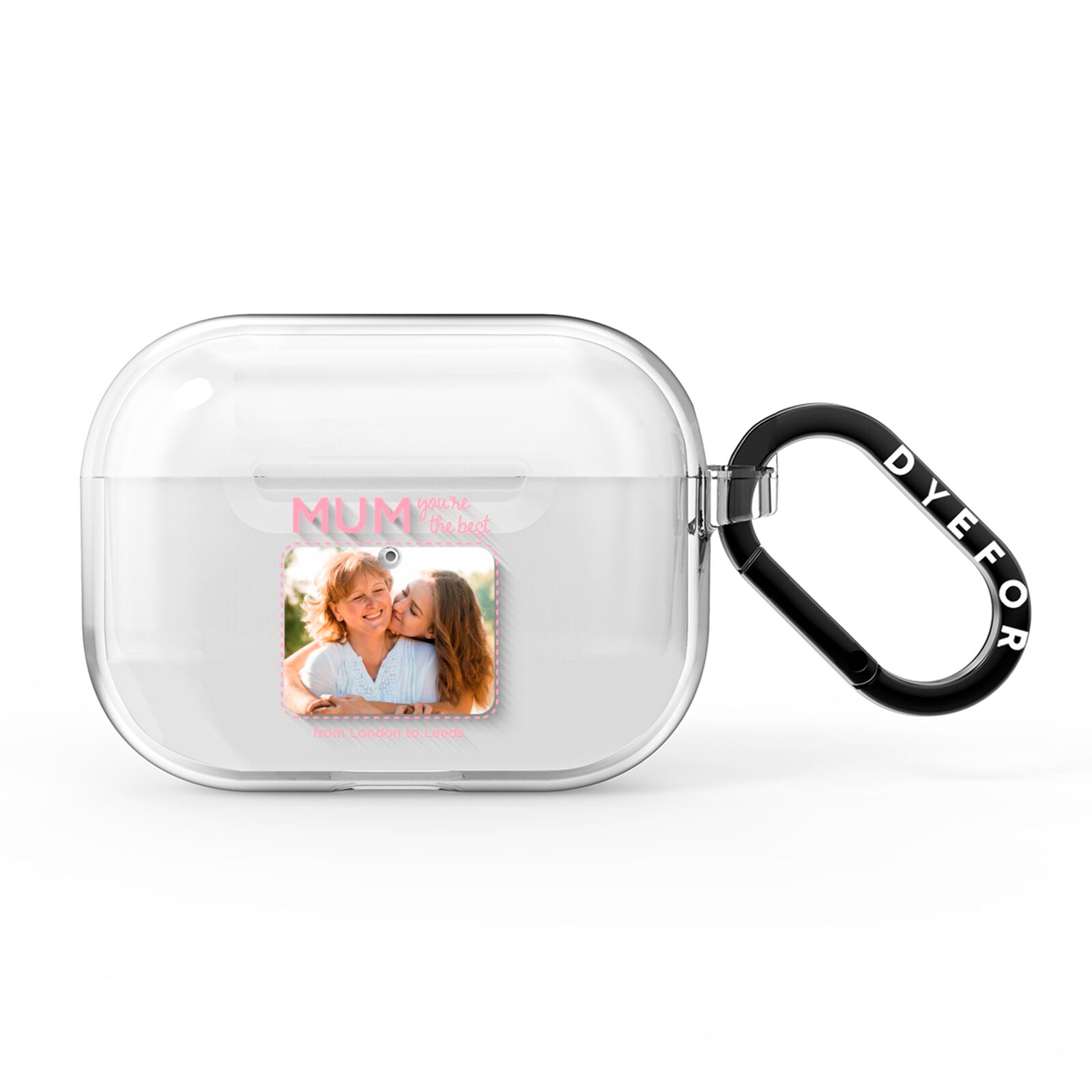 Long Distance Mothers Day Photo AirPods Pro Clear Case