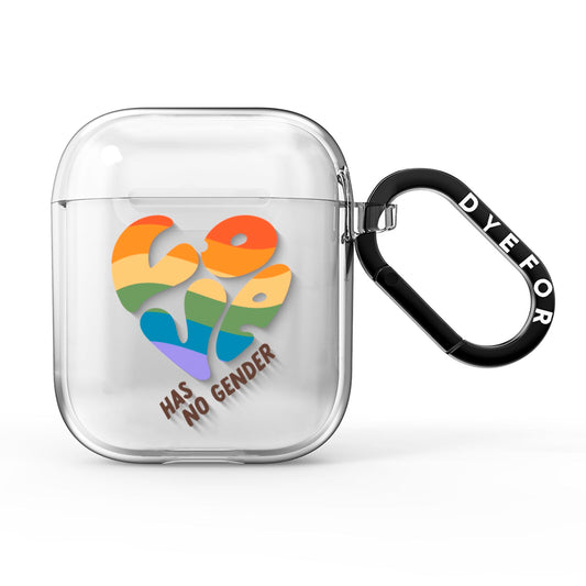 Love Has No Gender AirPods Clear Case