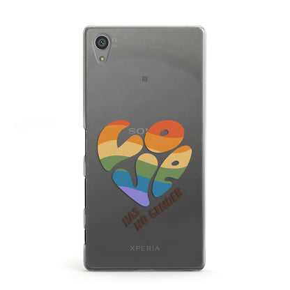 Love Has No Gender Sony Xperia Case