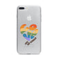 Love Has No Gender iPhone 7 Plus Bumper Case on Silver iPhone