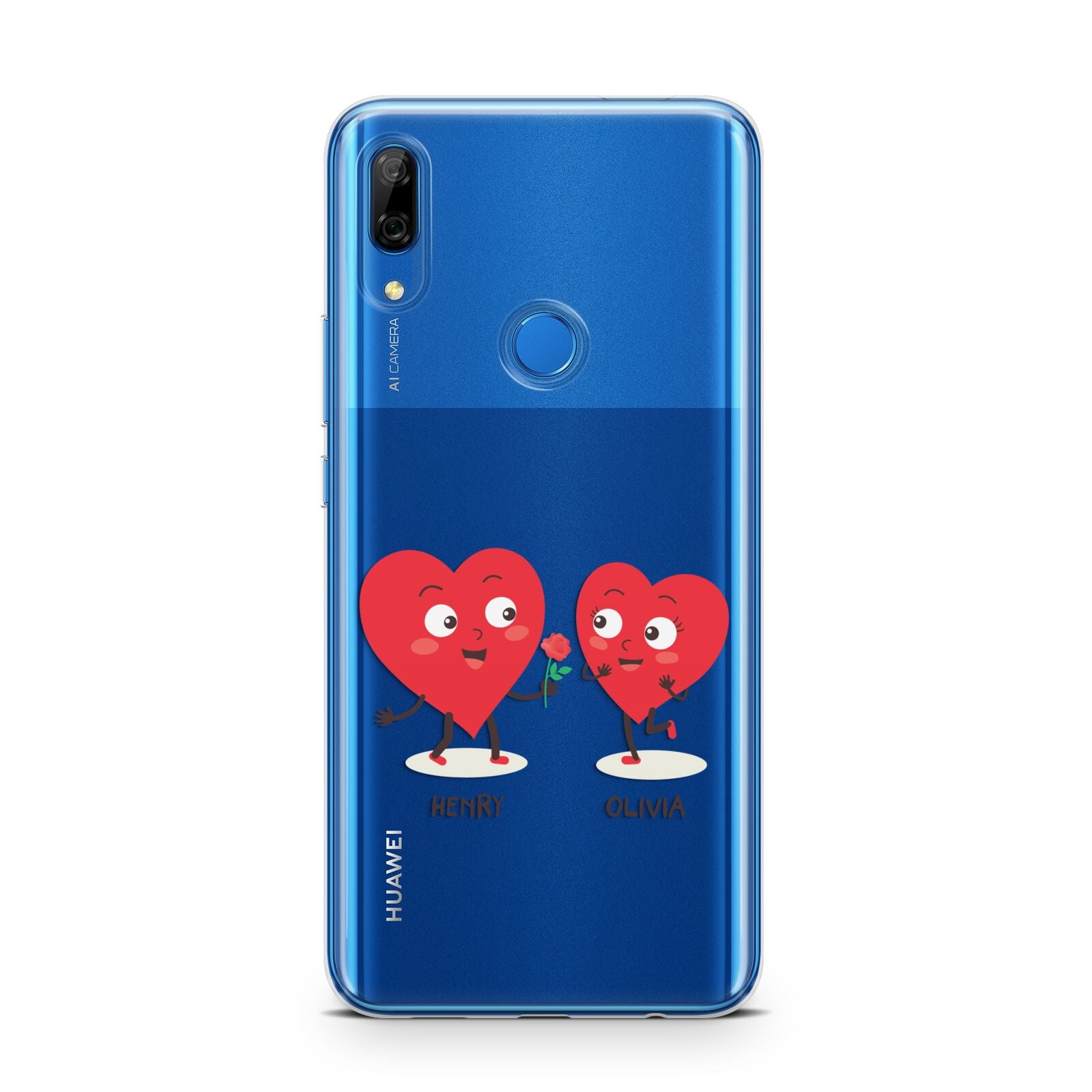 Love Heart Couples Custom Huawei P Smart Z