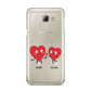 Love Heart Couples Custom Samsung Galaxy A8 2016 Case