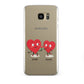 Love Heart Couples Custom Samsung Galaxy S7 Edge Case