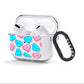 Love Heart Sweets with Names AirPods Clear Case 3rd Gen Side Image