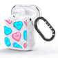 Love Heart Sweets with Names AirPods Glitter Case Side Image