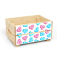 Love Heart Sweets with Names Christmas Eve Crate Box Side Angle