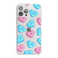 Love Heart Sweets with Names iPhone 13 Pro Max Clear Bumper Case
