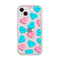 Love Heart Sweets with Names iPhone 14 Plus Clear Tough Case Starlight