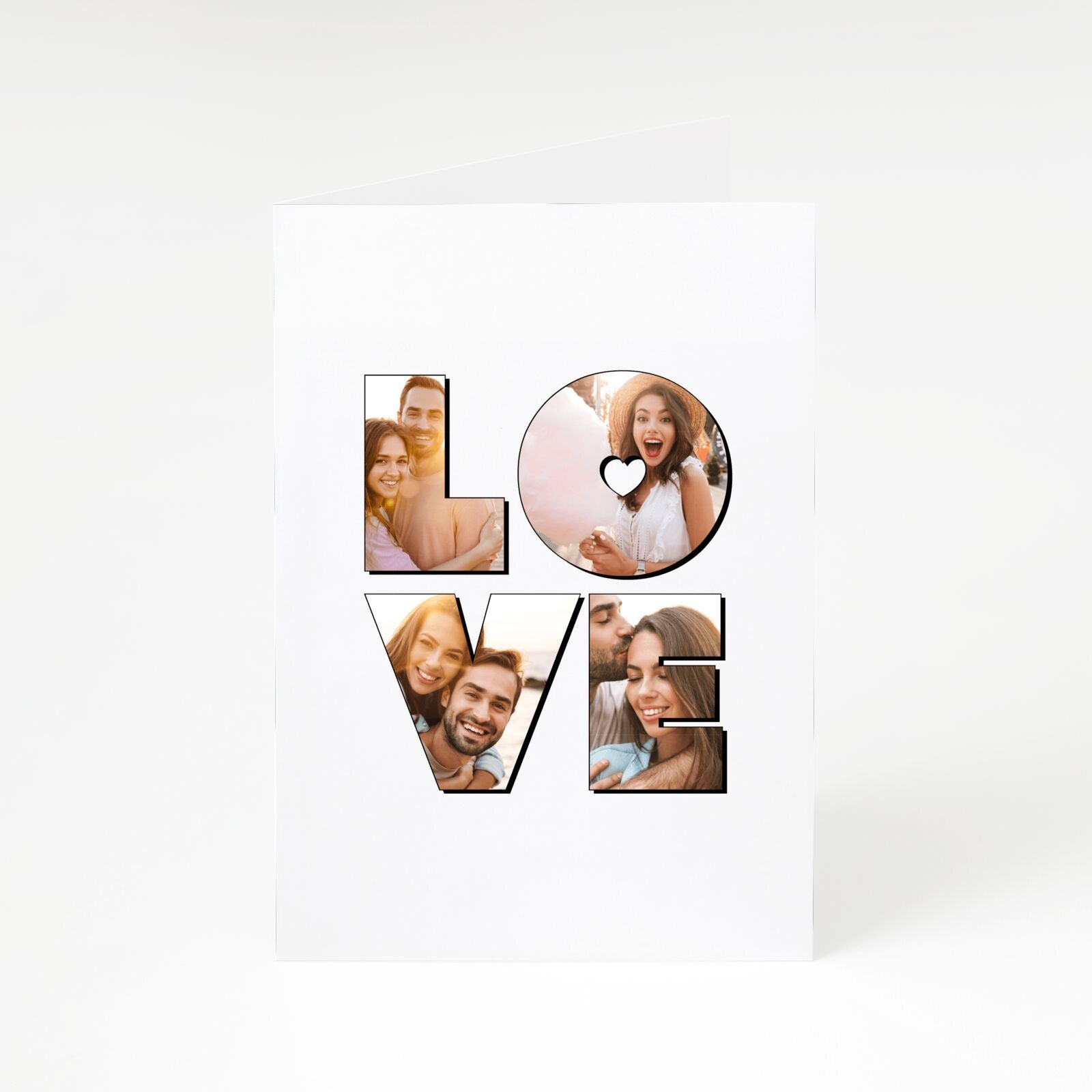 Love Personalised Photo Upload A5 Greetings Card