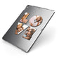 Love Personalised Photo Upload Apple iPad Case on Grey iPad Side View