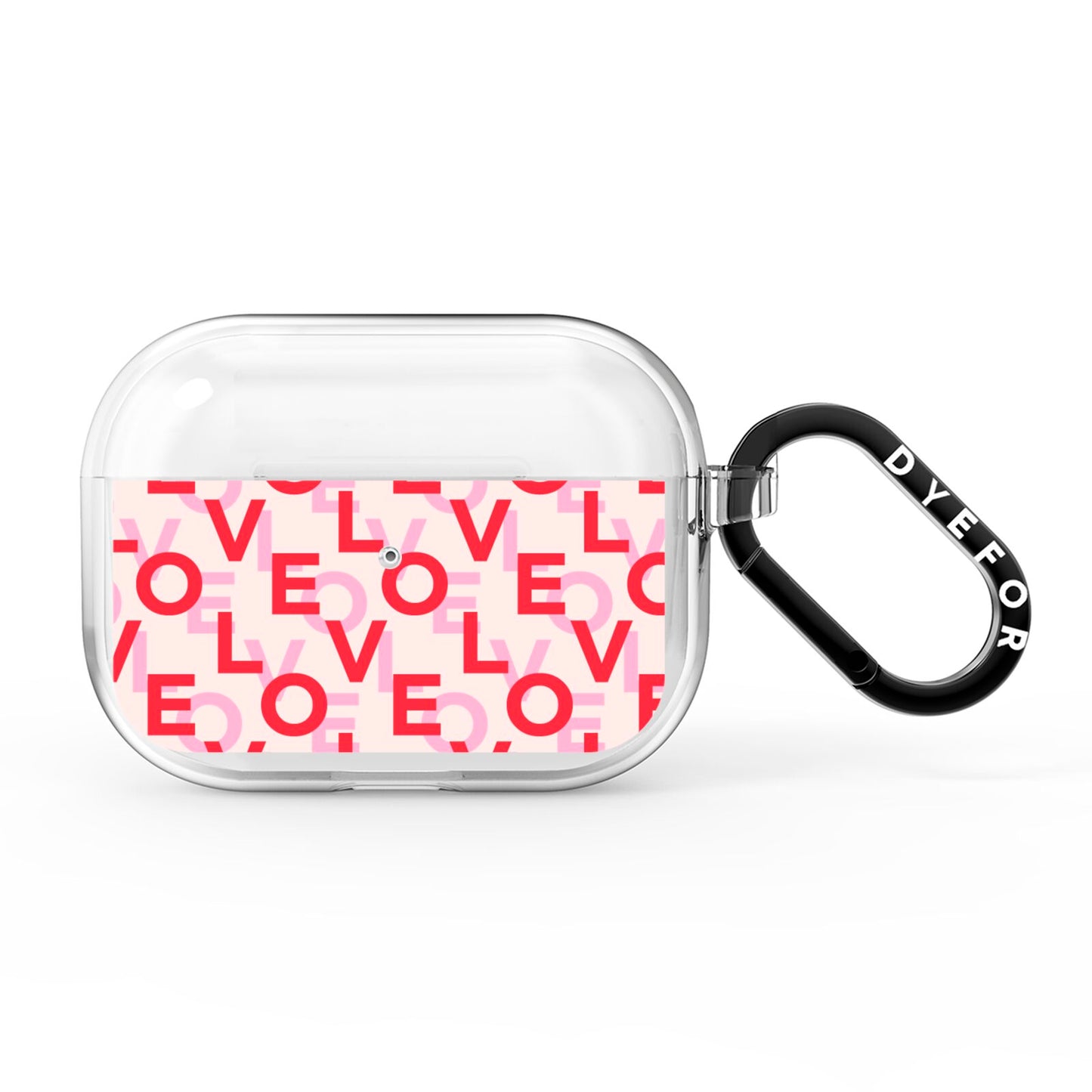 Love Valentine AirPods Pro Clear Case