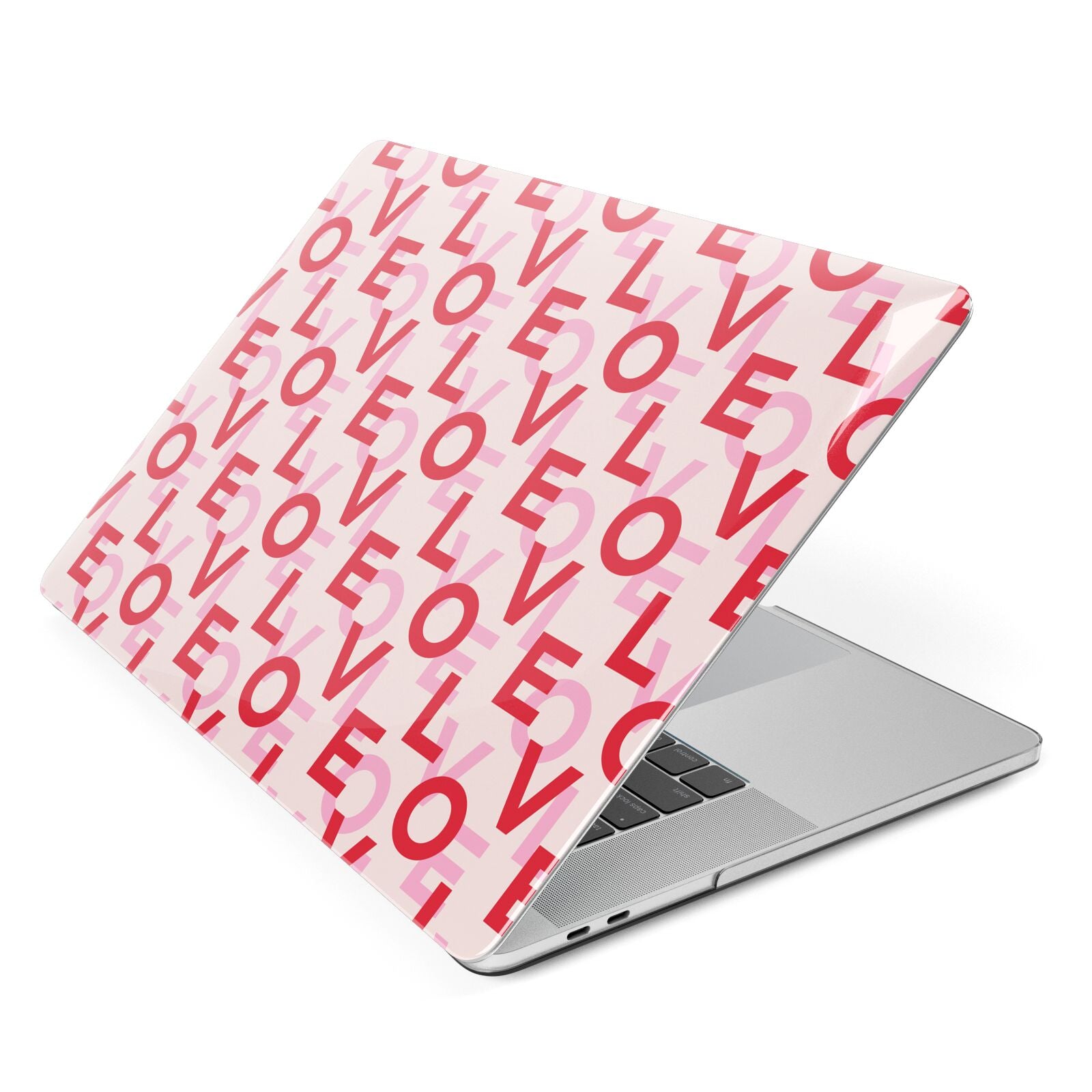 Love Valentine Apple MacBook Case Side View