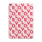 Love Valentine Apple iPad Rose Gold Case