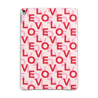 Love Valentine Apple iPad Silver Case
