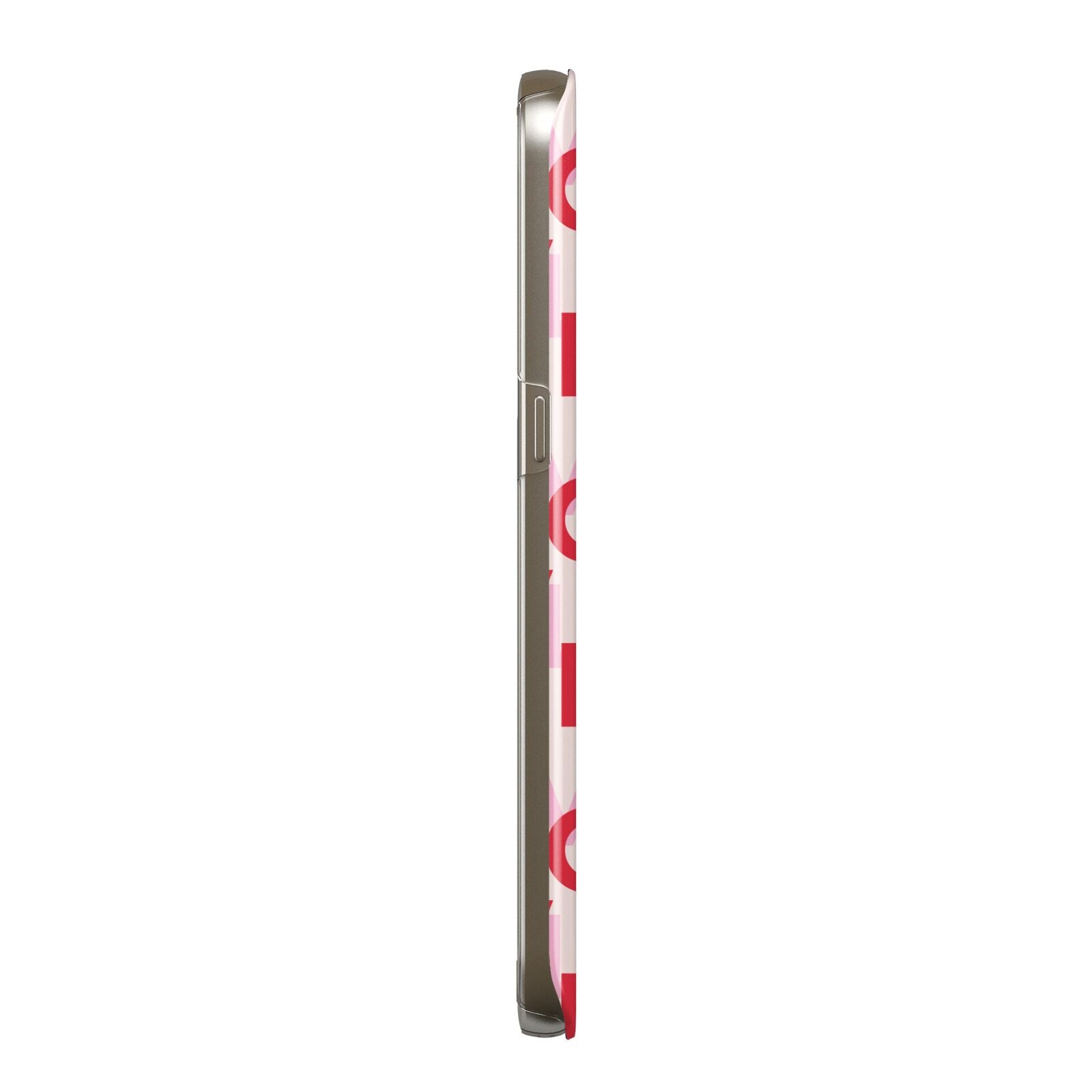 Love Valentine Protective Samsung Galaxy Case Side Angle