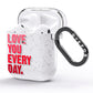 Love You Every Day AirPods Glitter Case Side Image