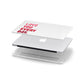Love You Every Day Apple MacBook Case in Detail