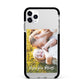 Love You Mum Photo Upload Apple iPhone 11 Pro Max in Silver with Black Impact Case