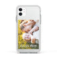 Love You Mum Photo Upload Apple iPhone 11 in White with White Impact Case
