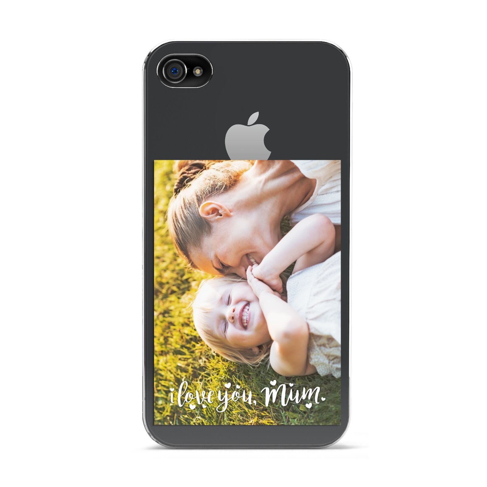 Love You Mum Photo Upload Apple iPhone 4s Case
