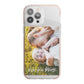 Love You Mum Photo Upload iPhone 13 Pro Max TPU Impact Case with Pink Edges