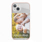 Love You Mum Photo Upload iPhone 13 TPU Impact Case with Pink Edges