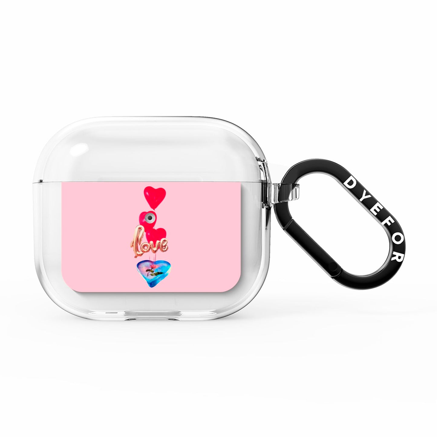 Love bubble balloon AirPods Clear Case 3rd Gen