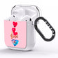 Love bubble balloon AirPods Clear Case Side Image