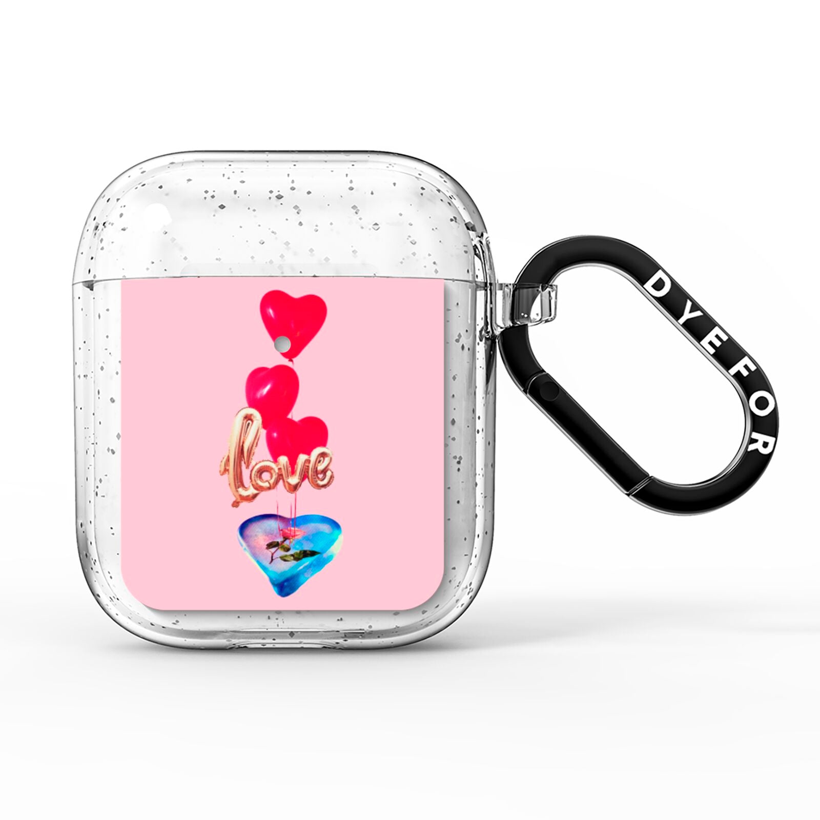 Love bubble balloon AirPods Glitter Case