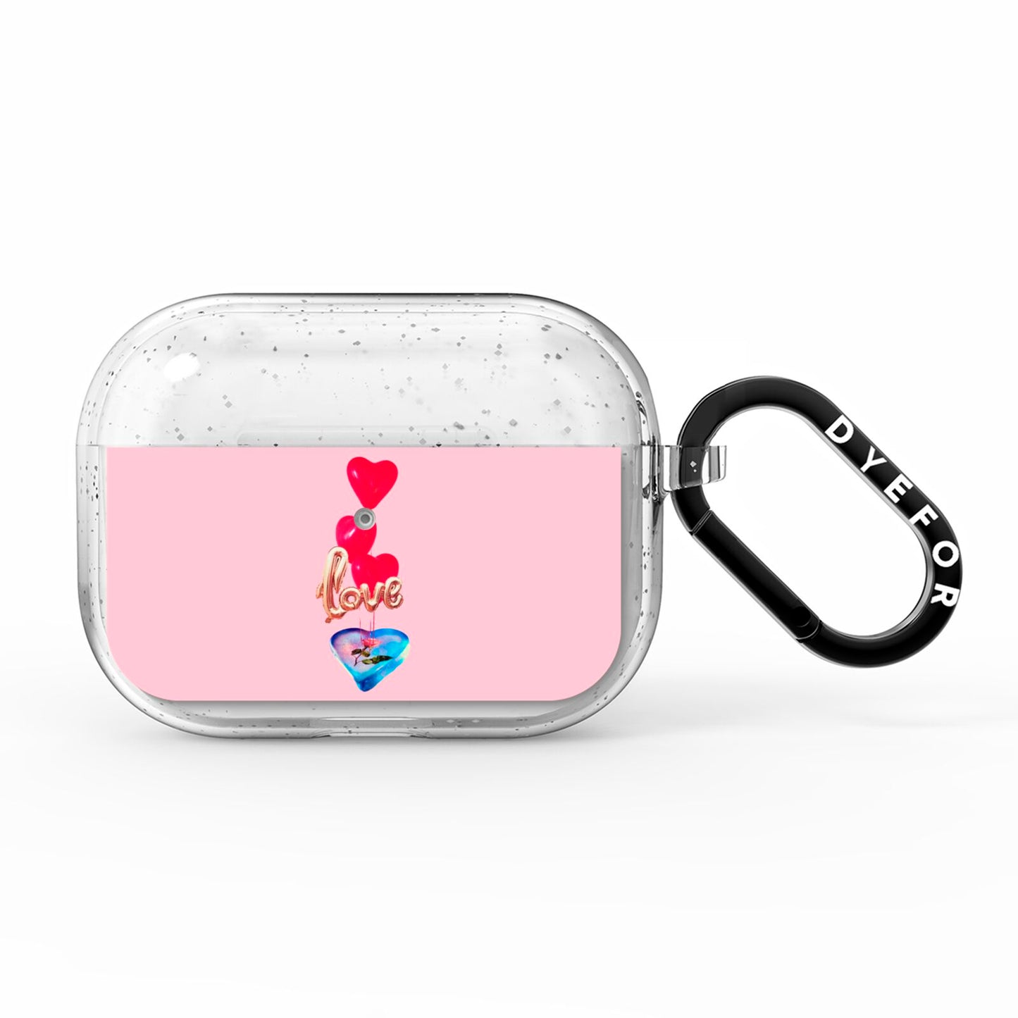 Love bubble balloon AirPods Pro Glitter Case