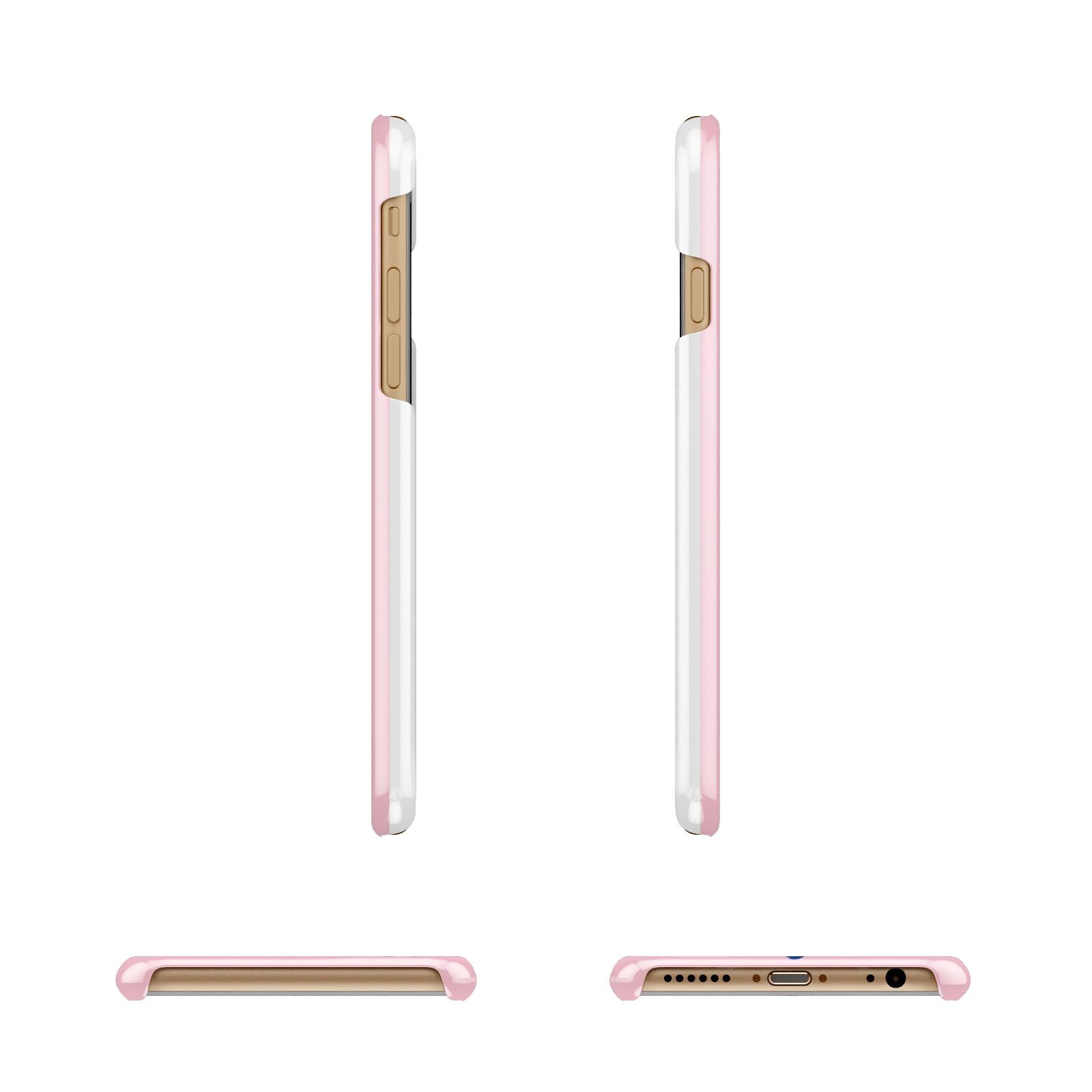 Love bubble balloon Apple iPhone 6 3D Wrap Snap Case Angled Images