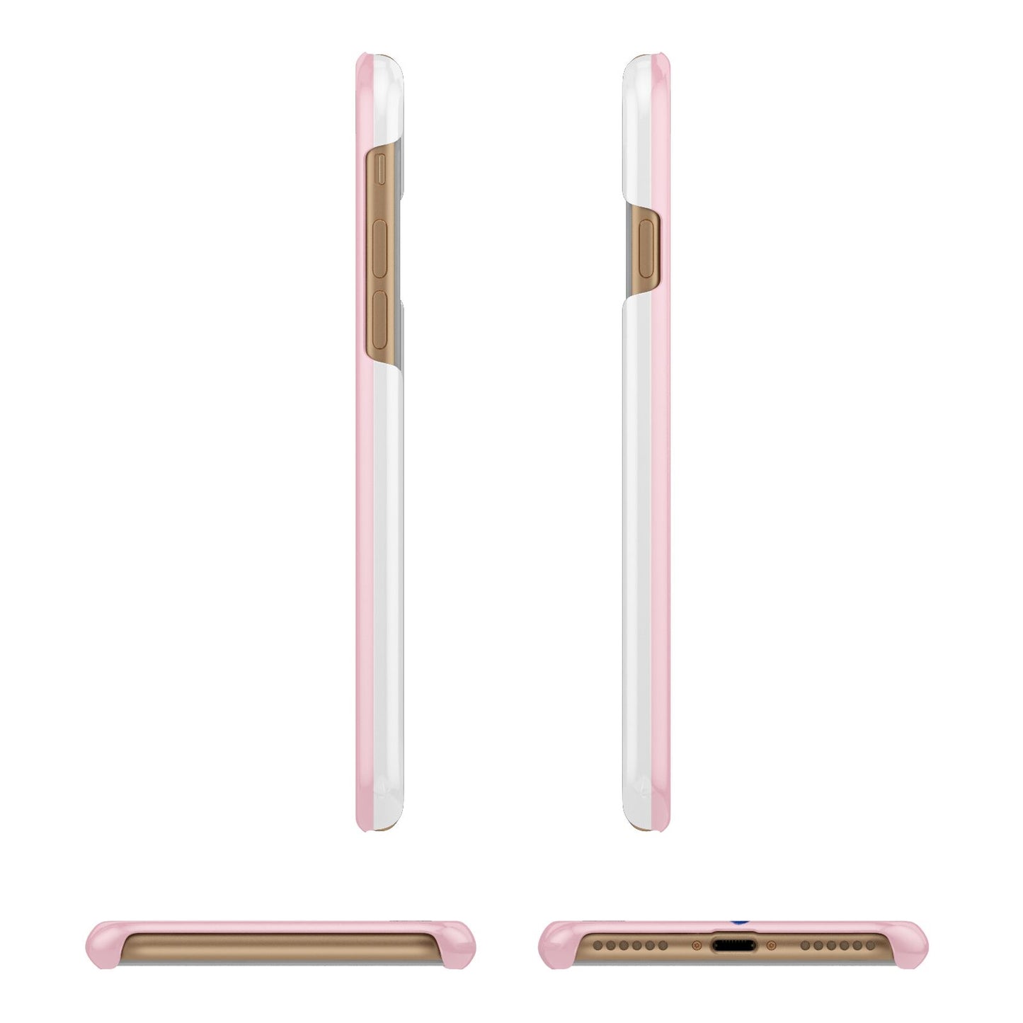 Love bubble balloon Apple iPhone 7 8 3D Wrap Snap Case Angled Images